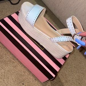 Dolls Kill Chill Way Above It Platform Sandals - White